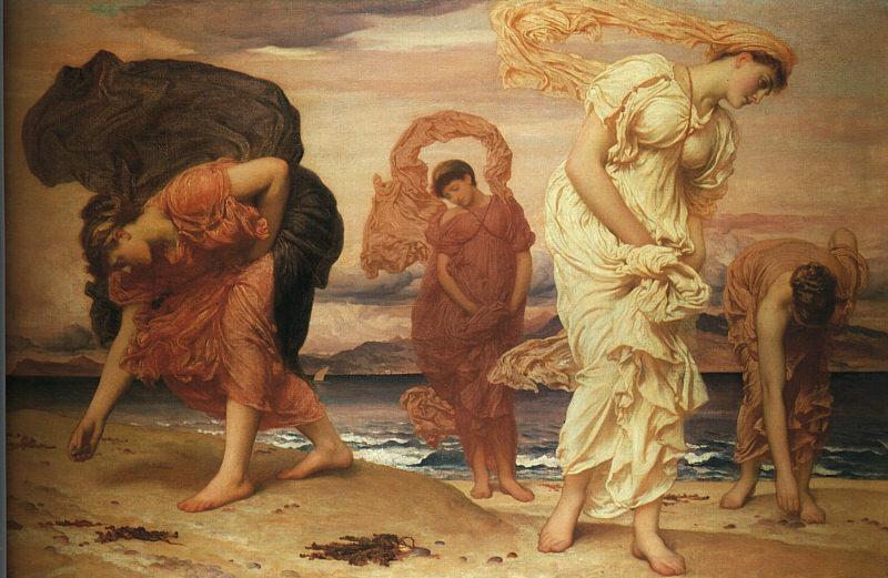 Lord Frederic Leighton The Syracusan Bride leading Wild Animals in Procession to the Temple of Diana France oil painting art